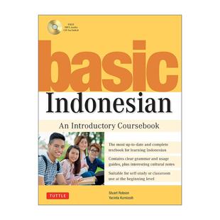 英文原版 Basic Indonesian 基础印尼语 入门教材 含在线音频 Tuttle Publishing 英文版 进口英语原版书籍