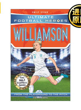 Leah Williamson 超级足球明星人物传记 莉娅·威廉森 2022女足欧洲杯冠军 Ultimate Football Heroes 英文原版 进口英语书籍