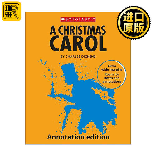 英文原版 A Christmas Carol 圣诞颂歌 注释版 英文版 进口英语原版书籍
