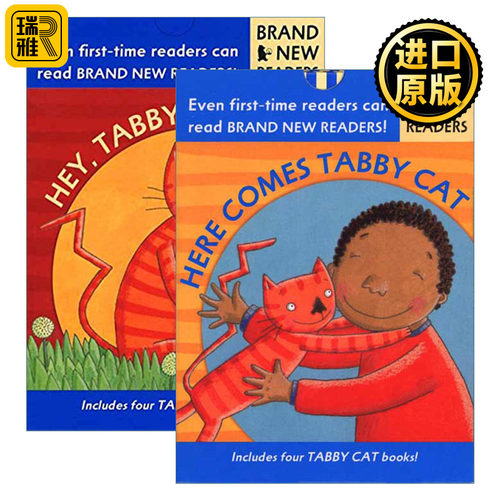 Brand New Readers Tabby Cat虎斑猫系列2册 英文原版