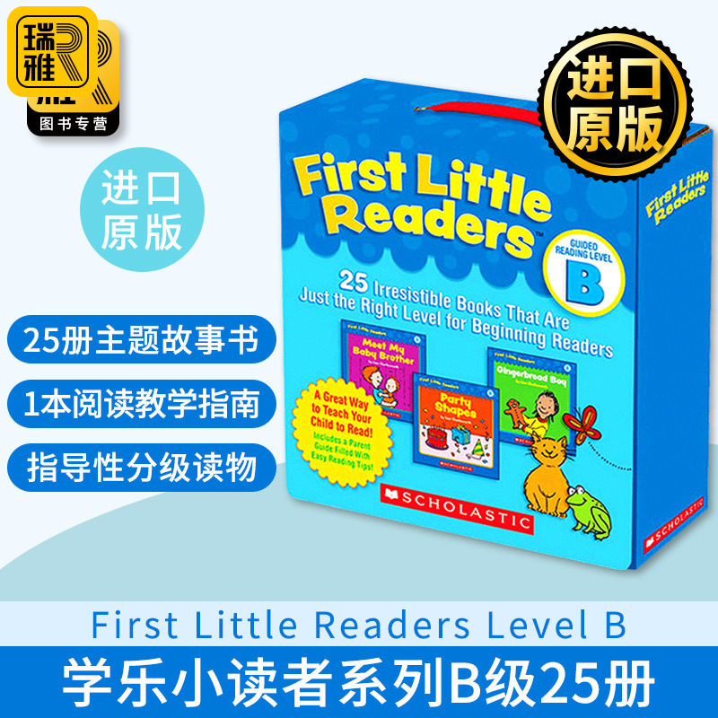 小读者系列B级25册 学乐指导性阅读家长套装 英文原版 First Little Readers Guided Reading Level B Scholastic学乐英语分级绘本图片