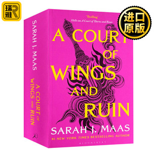 英文版 Ruin Sarah 英文原版 Maas 法庭 风与厄运 and 萨拉J马拉斯 进口英语原版 羽翼与灰烬 书 Court 仙灵王庭纪3 Wings