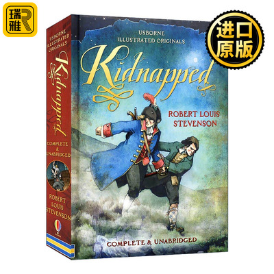 英文原版 Usborne Illustrated Originals Kidnapped 绑架 诱拐 尤斯伯恩精装插图版经典故事 英文版 进口英语原版书籍
