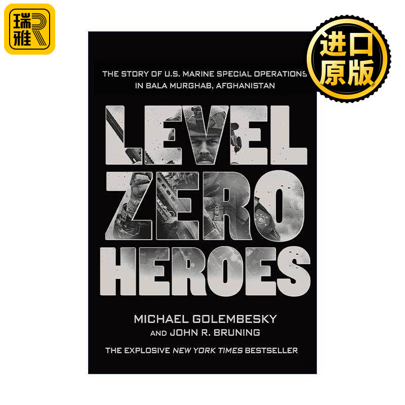 英文原版 Level Zero Heroes 零级英雄 美国海军陆战队在巴拉穆加布的故事 英文版 进口英语原版书籍
