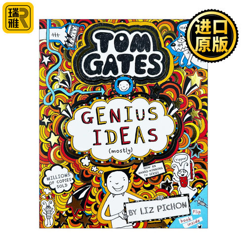 英文原版 Tom Gates 4 Genius Ideas mostly 汤姆盖茨系列 英文版 进口英语原版书籍