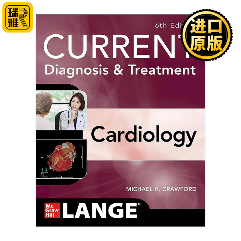 英文原版 Current Diagnosis & Treatment Cardiology 现代心脏病学诊断和治疗 第6版 英文版 进口英语原版书籍