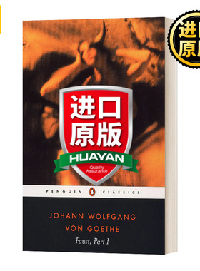 浮士德1 黑经典 英文原版 Faust Part 1 英文版 Johann Wolfgang von Goethe 进口英语原版书籍