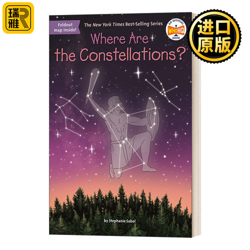 星座在哪里 英文原版 Where Are the Constellations Where Is 英文版 进口英语原版书籍WhoWas/WhatWas/WhereIs/whois/WhatIs系列