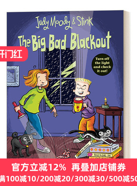 英文原版 Judy Moody and Stink The Big Bad Blackout 稀奇古怪小朱迪系列 糟糕的大停电 英文版 Megan McDonald进口英语原版书籍