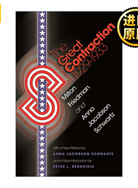 英文原版书 The Great Contraction, 1929-1933 经济萧条 1929-1933年 美国货币史 新版 Milton Friedman