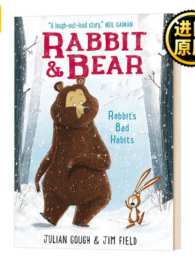 胖熊与瘦兔1 Rabbit and Bear Rabbit's Bad Habits Book 1 兔与熊1 英文原版
