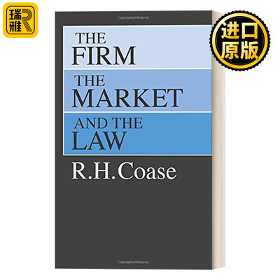 英文原版 The Firm  the Market  and the Law 企业、市场与法律 豆瓣高分推荐 诺贝尔经济学奖得主R. H. Coase 英文版 进口书籍