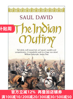 英文原版 The Indian Mutiny 印度兵变1857 印度人民反抗英国殖民统治 Saul David 英文版 进口英语原版书籍