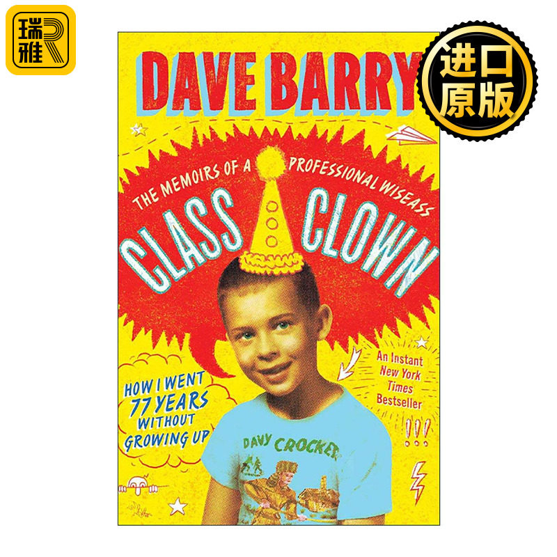 英文原版 Class Clown 班级小丑 我如何在77年里从未长大 一位职业搞笑者的回忆录 精装 英文版 进口英语原版书籍