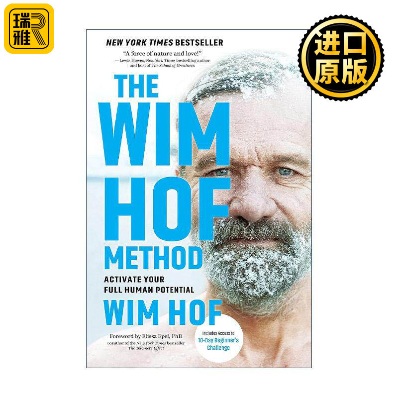 英文原版 The Wim Hof Method 不怕冷的秘密 荷兰冰人自传 呼吸疗法书单 英文版 进口英语原版书籍