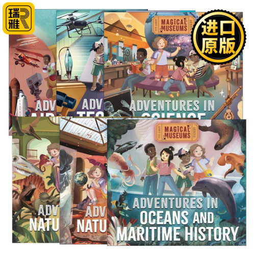 英文原版 Magical Museums 神奇博物馆系列6册 儿童科普百科读物 英文版 进口英语原版书籍