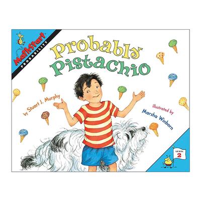 英文原版 Mathstart Level 2 Probably Pistachio 数学启蒙绘本2级 英文版 进口英语原版书籍