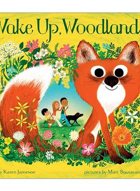 英文原版 Wake Up Woodlands 苏醒的森林 精装 森林之梦续集 春天绘本 英文版 进口英语原版书籍