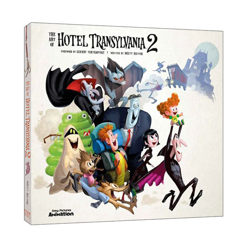 精灵旅社2 电影设定集 The Art of Hotel Transylvania 2 画册画集 Brett Rector