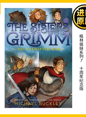 英文原版 The Everafter War 永恒的战争 格林姐妹系列07 十周年纪念版 儿童奇幻童话推理小说 The Sisters Grimm 07 进口书籍