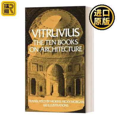 英文原版 The Ten Books on Architecture 维特鲁威 建筑十书 豆瓣9.3分 英文版 Vitruvius Pollio 进口英语原版书籍