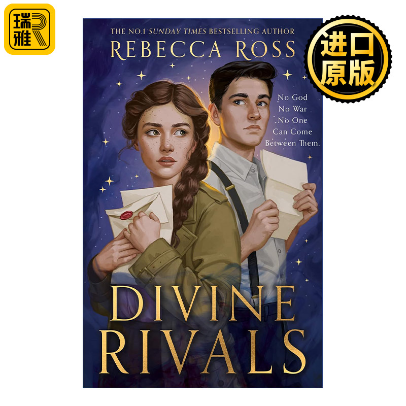 Divine Rivals 神圣对手 魔法打字机 丽贝卡·罗斯战时奇幻爱情小说 魔法之河系列作者 精装 书籍/杂志/报纸 文学小说类原版书 原图主图