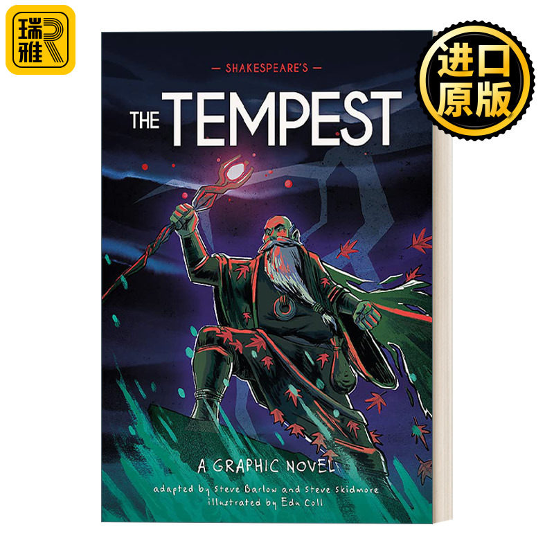 英文原版 Classics in Graphics: Shakespeare's The Tempest 莎士比亚漫画版 暴风雨 精装