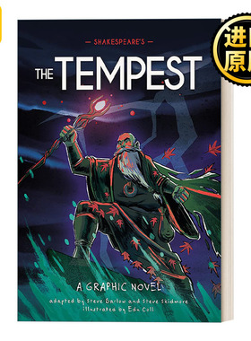 英文原版 Classics in Graphics: Shakespeare's The Tempest 莎士比亚漫画版 暴风雨 精装