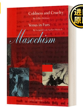 现货英文原版 Masochism 受虐狂 英文版 Gilles Deleuze 纯全英文版正版原著进口英语书籍