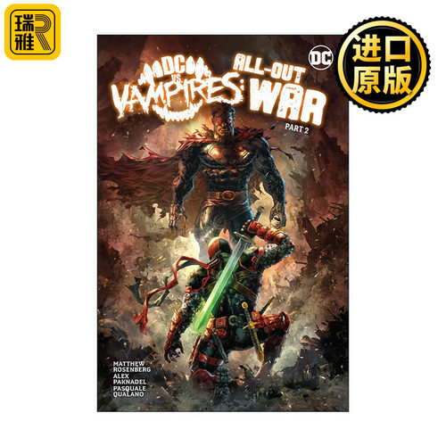 英文原版 DC vs. Vampires All-Out War 2 DC大战吸血鬼 全面战争 卷二 漫画 精装 Matthew Rosenberg 英文版 进口英语原版书籍