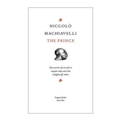 正版 The Prince (Penguin Great Ideas) 君主论 Niccolo Machiavelli马基雅维里 企鹅伟大思想系列 英文原版 进口英语书籍