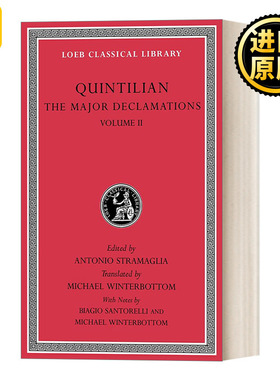 英文原版 The Major Declamations, Volume II Quintilian 2