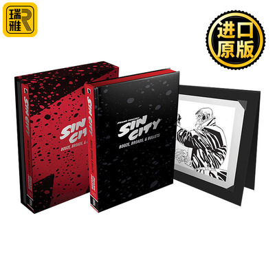 罪恶之城6 豪华收藏版 米勒经典漫画 英文原版 Frank Miller's Sin City Volume 6 Booze Broads Bullets 精装 罪恶都市英语书籍