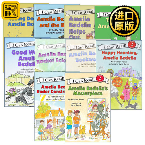 I Can Read Level 2 Amelia Bedelia 糊涂女佣第二阶段10册