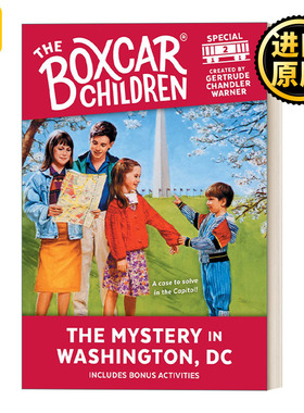 英文原版 The Boxcar Children Specials#2 The Mystery in Washington D.C.棚车少年特辑#2华盛顿特区的神秘事件 进口英语原版书