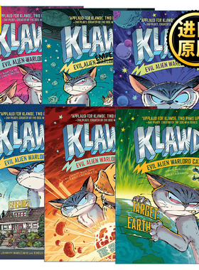 Klawde: Evil Alien Warlord Cat 邪恶猫大帝克劳德系列6册 儿童章节桥梁书 幽默科幻小说