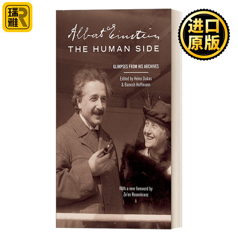 英文原版 Albert Einstein, The Human Side: Glimpses from His Archives 爱因斯坦谈人生 Helen Dukas海伦·杜卡斯