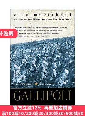 英文原版 Gallipoli 加利波利 一场一战战役 英国达夫·库珀奖 英文版 进口英语原版书籍