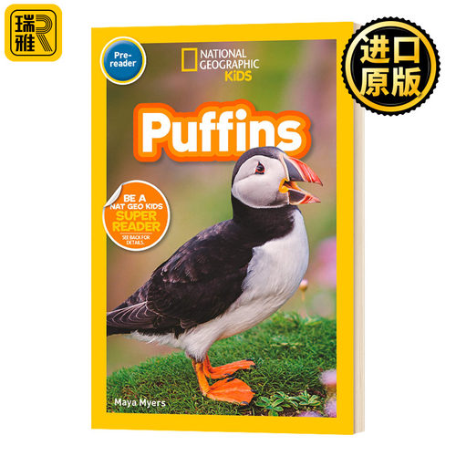 National Geographic Kids Readers Pre-reader: Puffins 国家地理儿童分级读物预备级 海雀