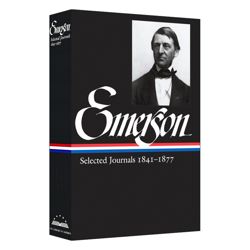 Ralph Waldo Emerson 拉尔夫 沃尔多 爱默生 1841-1877年期刊选集 美国图书馆 精装文集书籍