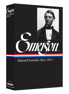 Ralph Waldo Emerson 拉尔夫 沃尔多 爱默生 1841-1877年期刊选集 美国图书馆 精装文集书籍