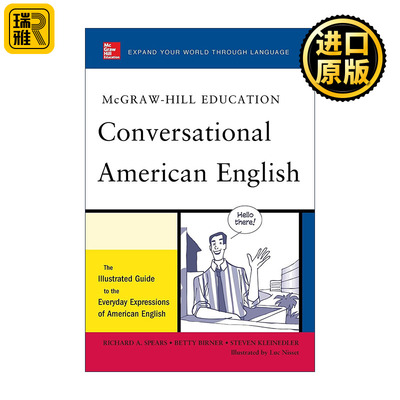 英文原版 McGraw-Hill's Conversational American English 美式英语会话 提高口语 麦格劳希尔 英文版 进口英语原版书籍
