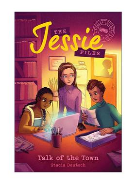 英文原版 The Jessie Files 02 Talk of the Town A Boxcar Children Book 杰西档案系列2 小镇之谈 棚车少年 进口英语原版书籍