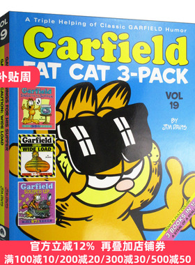 Garfield Fat Cat 3Pack #19 加菲猫漫画三合一 合订本19 英文原版