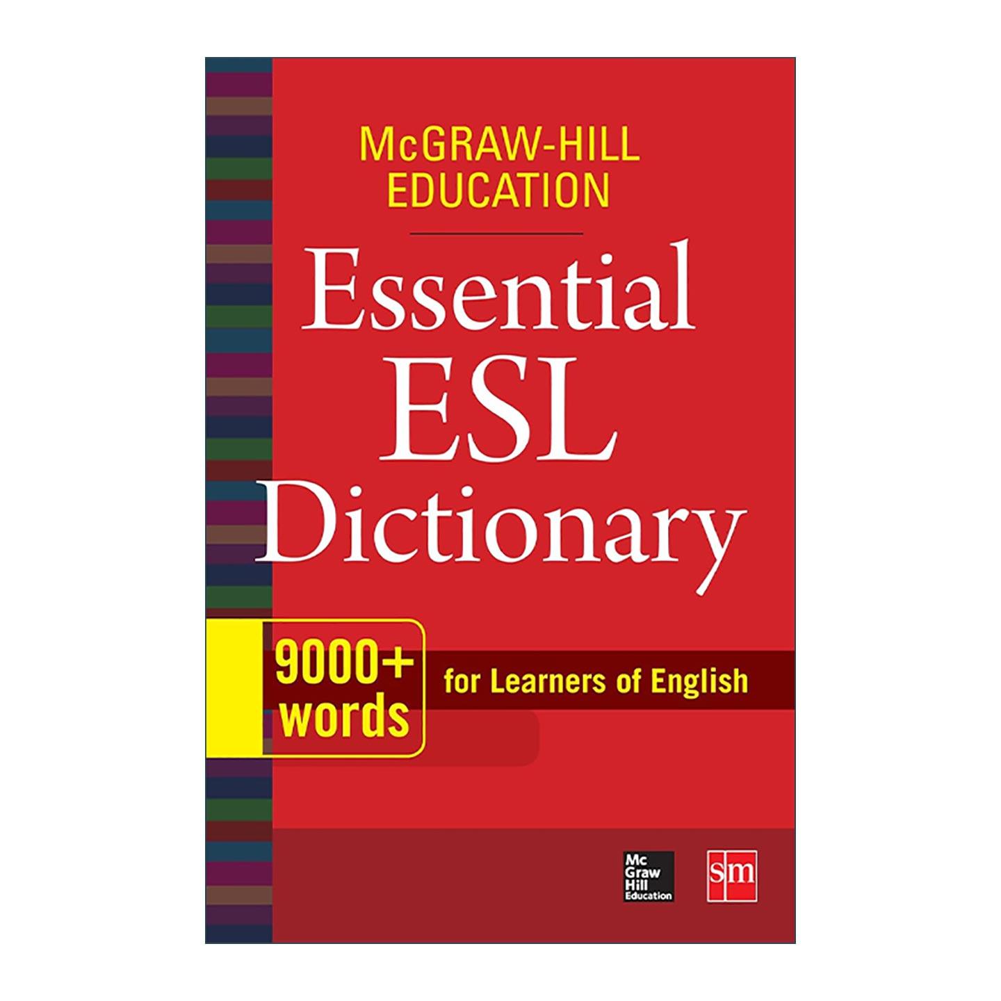 英文原版 McGraw-Hill Education Essential ESL Dictionary 麦克劳希尔 基础英语词典 英文版 进口英语原版书籍