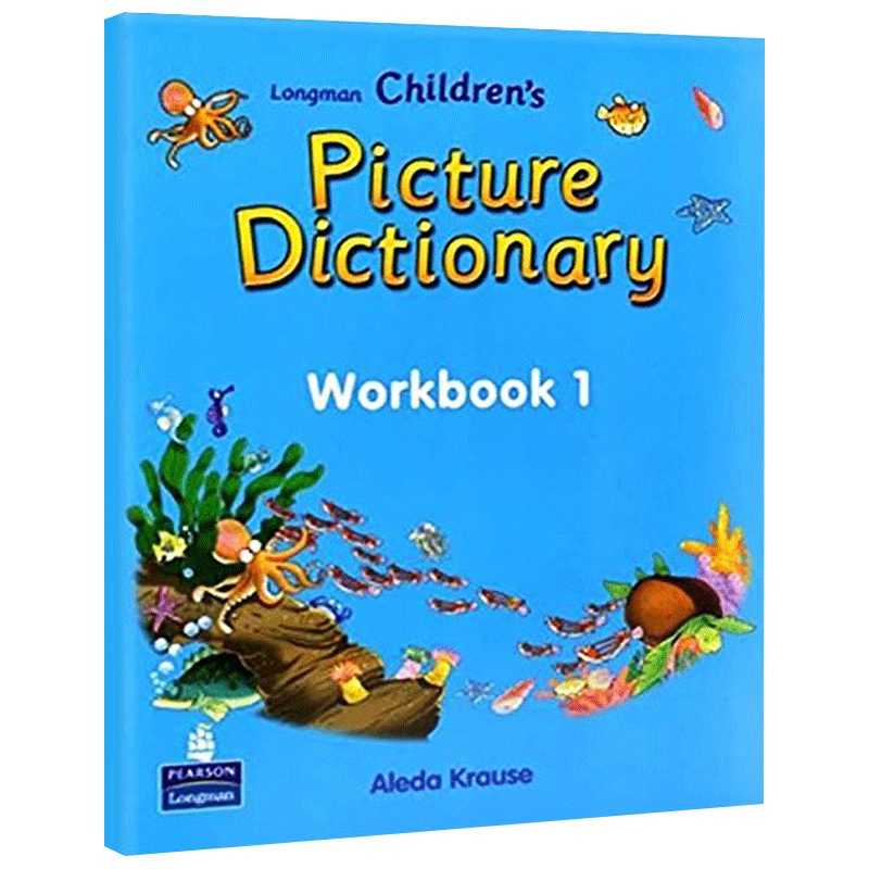 朗文英语彩图词典 练习册1 英文原版 Longman Children's Picture Dictionary Workbook 1 全英文版进口原版英语书籍字典辞典