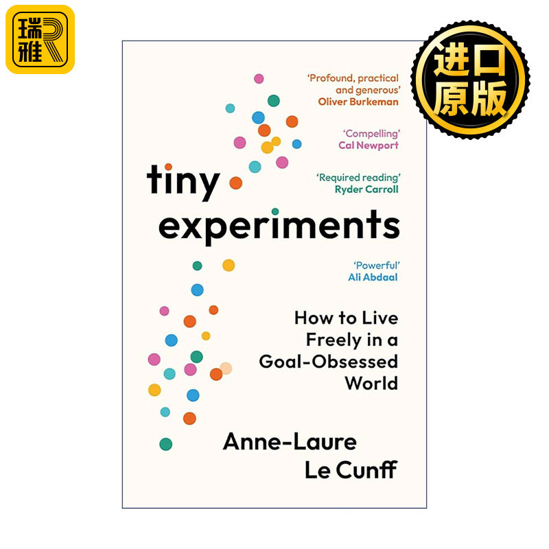 英文原版 Tiny Experiments 小实验 摆脱传统目标的束缚 拥抱不确定性 Anne-Laure Le Cunff 英文版 进口英语原版书籍