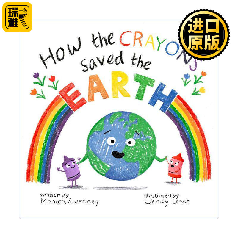 英文原版 How the Crayons Saved the Earth 蜡笔如何拯救地球 精装图画书 英文版 进口英语原版书籍