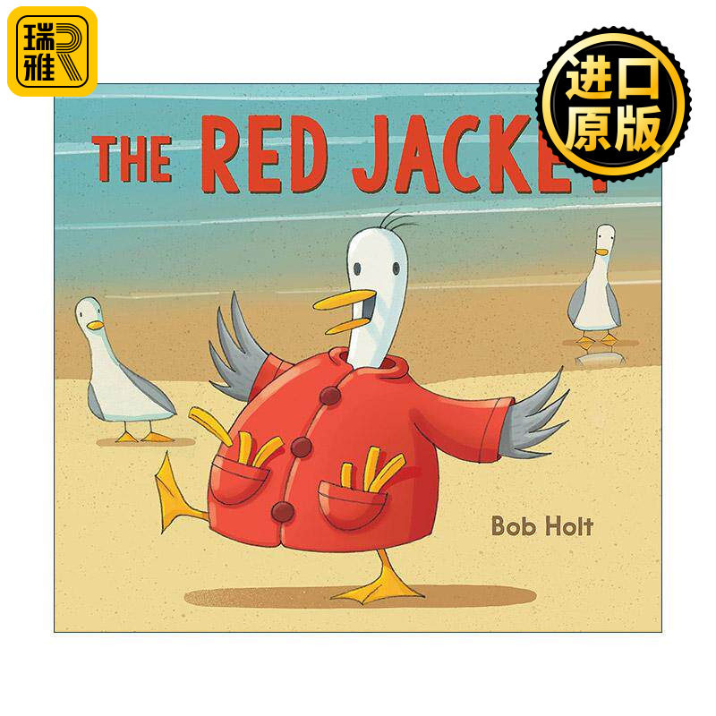 英文原版 The Red Jacket 海鸥的红夹克 精装图画书 英文版 进口英语原版书籍