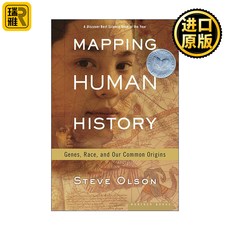 英文原版 Mapping Human History 人类基因的历史地图 英文版 进口英语原版书籍
